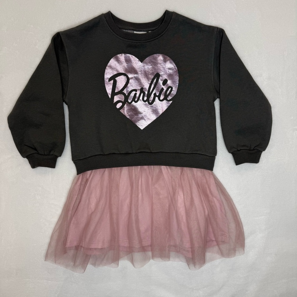 Zara Barbie Gray and Pink Top